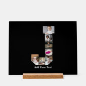 Ontwerp je eigen letter J Fotocollage Acryl Bord (Voorkant)