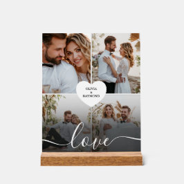 Ontwerp je eigen liefde collage fotografie acryl bord