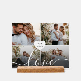 Ontwerp je eigen liefde collage fotografie acryl bord