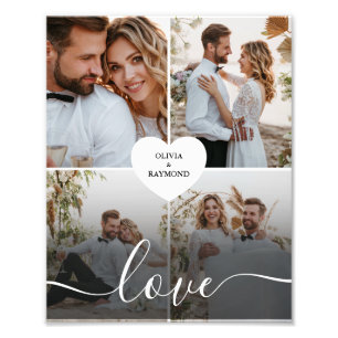 Ontwerp je eigen liefde collage fotografie foto afdruk