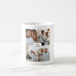 Ontwerp je eigen liefde collage fotografie koffiemok