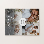 Ontwerp je eigen liefde collage fotografie legpuzzel (Horizontaal)