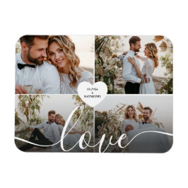 Ontwerp je eigen liefde collage fotografie magneet