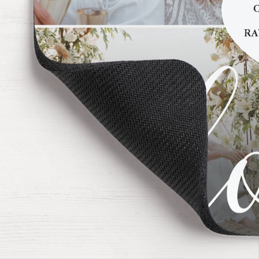 Ontwerp je eigen liefde collage fotografie muismat (Hoek)