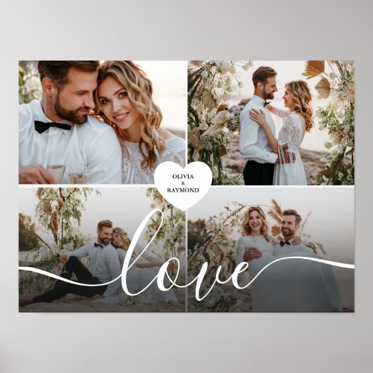 Ontwerp je eigen liefde collage fotografie poster (Voorkant)