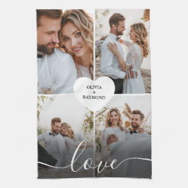 Ontwerp je eigen liefde collage fotografie theedoek