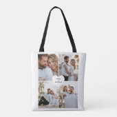 Ontwerp je eigen liefde collage fotografie tote bag (Achterkant)