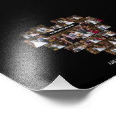 Ontwerp je eigen liefde hart vormige fotocollage foto afdruk (Hoek)