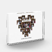 Ontwerp je eigen liefde hart vormige fotocollage fotoblokken (Links)