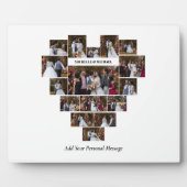 Ontwerp je eigen liefde hart vormige fotocollage fotoplaat (Voorkant)