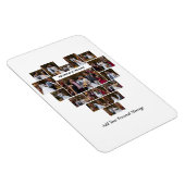 Ontwerp je eigen liefde hart vormige fotocollage magneet (Rechterzijde)