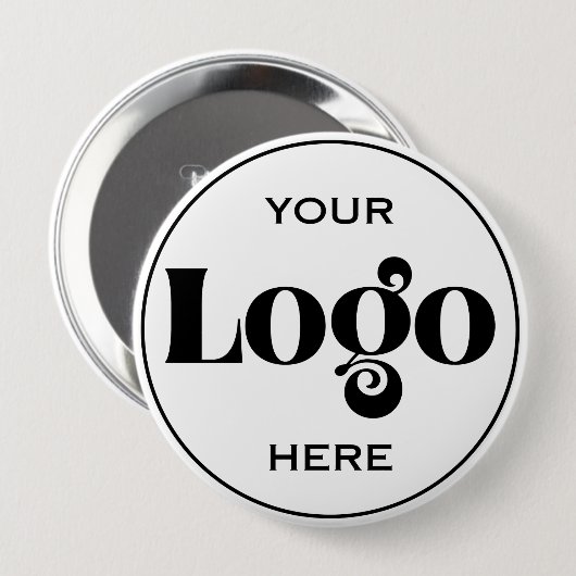 Ontwerp Je Eigen Logo Ronde Button 4,0 Cm (Voorkant /achterkant)