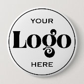 Ontwerp Je Eigen Logo Ronde Button 4,0 Cm (Voorkant)