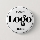 Ontwerp Je Eigen Logo Ronde Button 5,7 Cm (Voorkant)