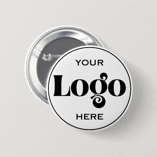 Ontwerp Je Eigen Logo Ronde Button 5,7 Cm (Voorkant /achterkant)