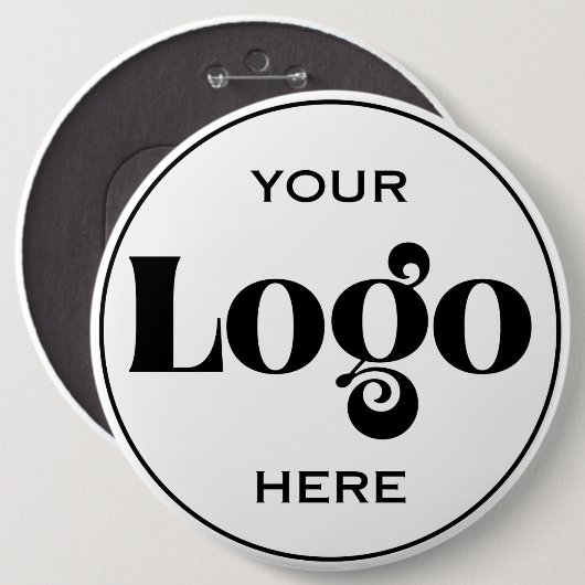 Ontwerp Je Eigen Logo Ronde Button 6,0 Cm (Voorkant /achterkant)