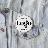 Ontwerp Je Eigen Logo  Ronde Button 7,6 Cm (In situ)