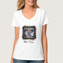 Ontwerp Je Eigen Luipaard Frame Familie Foto T-shirt