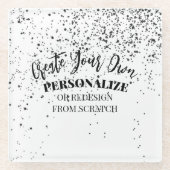 Ontwerp je eigen maatwerk glazen onderzetter (Voorkant)