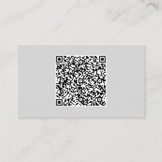 Ontwerp je eigen Made Scan QR Code Visitekaartje (Achterkant)