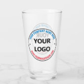 Ontwerp je eigen merk promotionele bierglas glas (Achterkant)