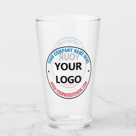 Ontwerp je eigen merk promotionele bierglas glas (Voorkant)