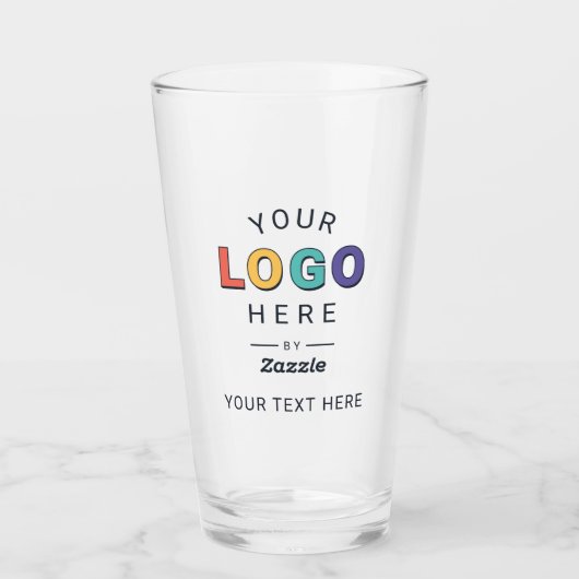 Ontwerp je eigen merklogo glas (Voorkant)