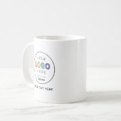Ontwerp je eigen merklogo ontwerp koffiemok (Voorkant links)