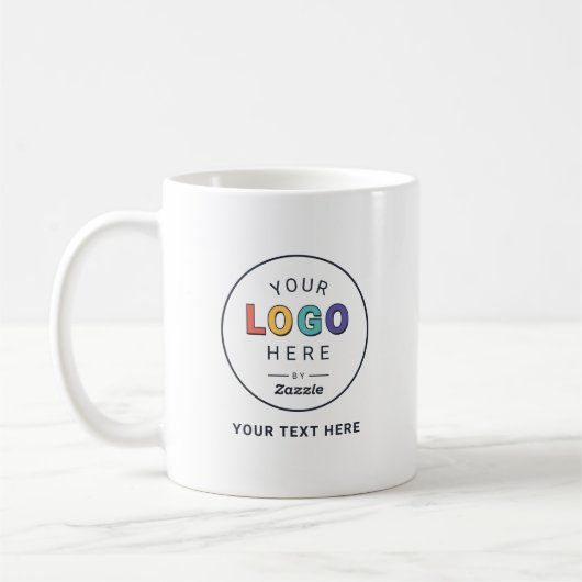 Ontwerp je eigen merklogo ontwerp koffiemok (Links)