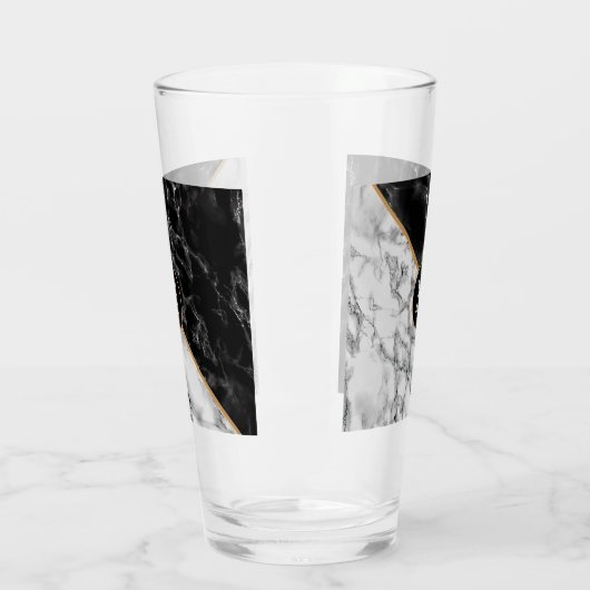 Ontwerp je eigen monogram aangepast letterglas glas (Links)