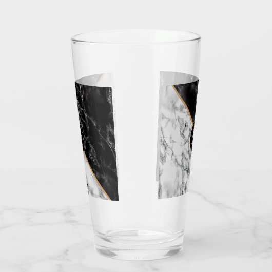 Ontwerp je eigen monogram aangepast letterglas glas (Rechts)