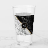 Ontwerp je eigen monogram aangepast letterglas glas (Voorkant)