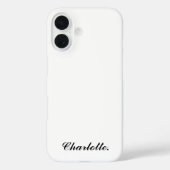 Ontwerp je eigen naam hierop Case-Mate iPhone case (Achterkant)