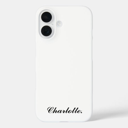 Ontwerp je eigen naam op deze Case-Mate iPhone case (Achterkant)