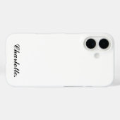 Ontwerp je eigen naam op deze Case-Mate iPhone case (Achterkant (horizontaal))