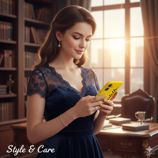 Ontwerp je eigen naam op dit goud Case-Mate iPhone case