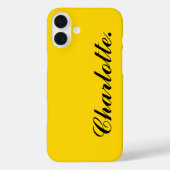 Ontwerp je eigen naam op dit goud Case-Mate iPhone case (Achterkant)