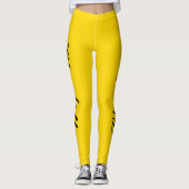 Ontwerp je eigen naam op stijlvolle gouden Legging (Voorkant)