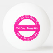 Ontwerp je eigen naam Tekst Ping Pong Ball Sjabloo (Achterkant)