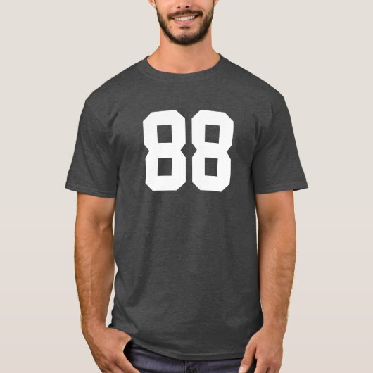 Ontwerp je eigen nummers T-shirt (Voorkant)