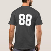 Ontwerp je eigen nummers T-shirt (Achterkant)