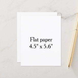 Ontwerp je eigen op maat gemaakte 4.5" x 5.6" plat