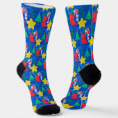 Ontwerp Je Eigen Op Maat Gemaakte Sokken met het K (Gebogen)