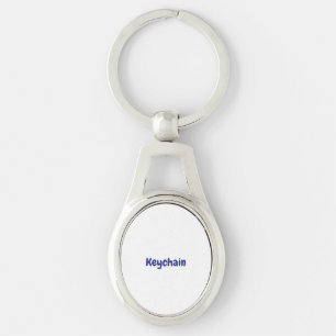 Ontwerp Je Eigen Ovaal Sleutelhanger