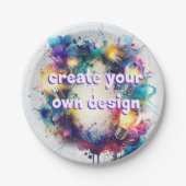 Ontwerp je eigen papieren bordjes (Voorkant)