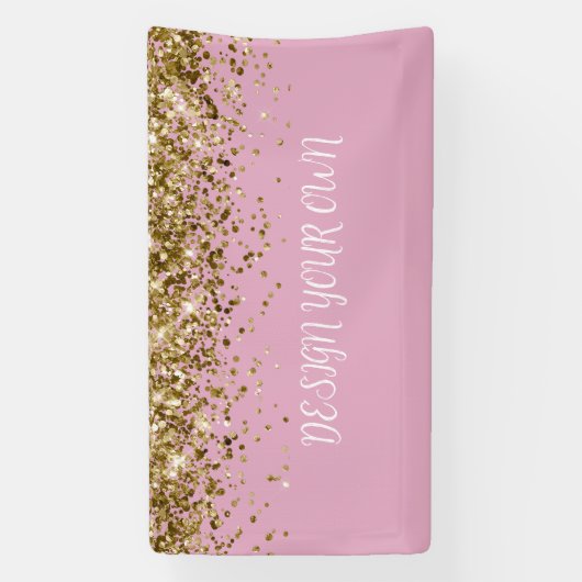 Ontwerp je eigen partij spandoek (Verticaal)