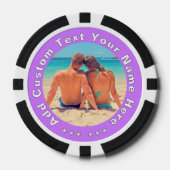 Ontwerp je eigen Photo Poker Chips met aangepaste  (Voorkant)