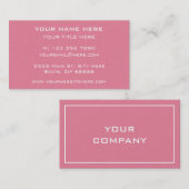 Ontwerp je eigen professionele Visitekaartje (Voorkant / Achterkant)