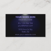 Ontwerp je eigen promotie Visitekaartje (Voorkant)