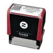 Ontwerp je eigen QR-code Adres Zelfinktstempel Zelfinktende Stempel (Product)